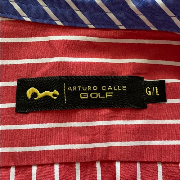 ARTURO CALLE RED SHIRT SIZE L - Picture 2 of 3
